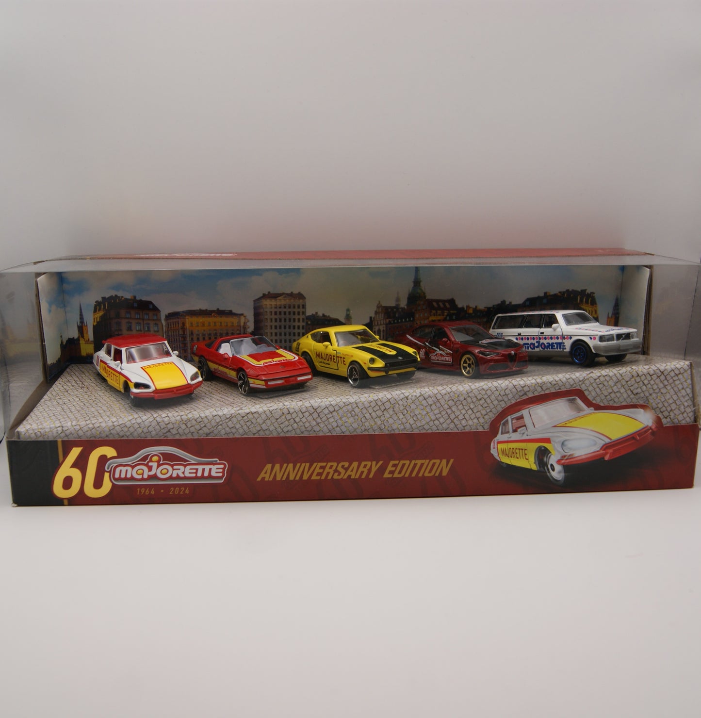 Majorette 60th Anniversary Edition 5er Set 1964–2024 Modellautos OVP 1:64