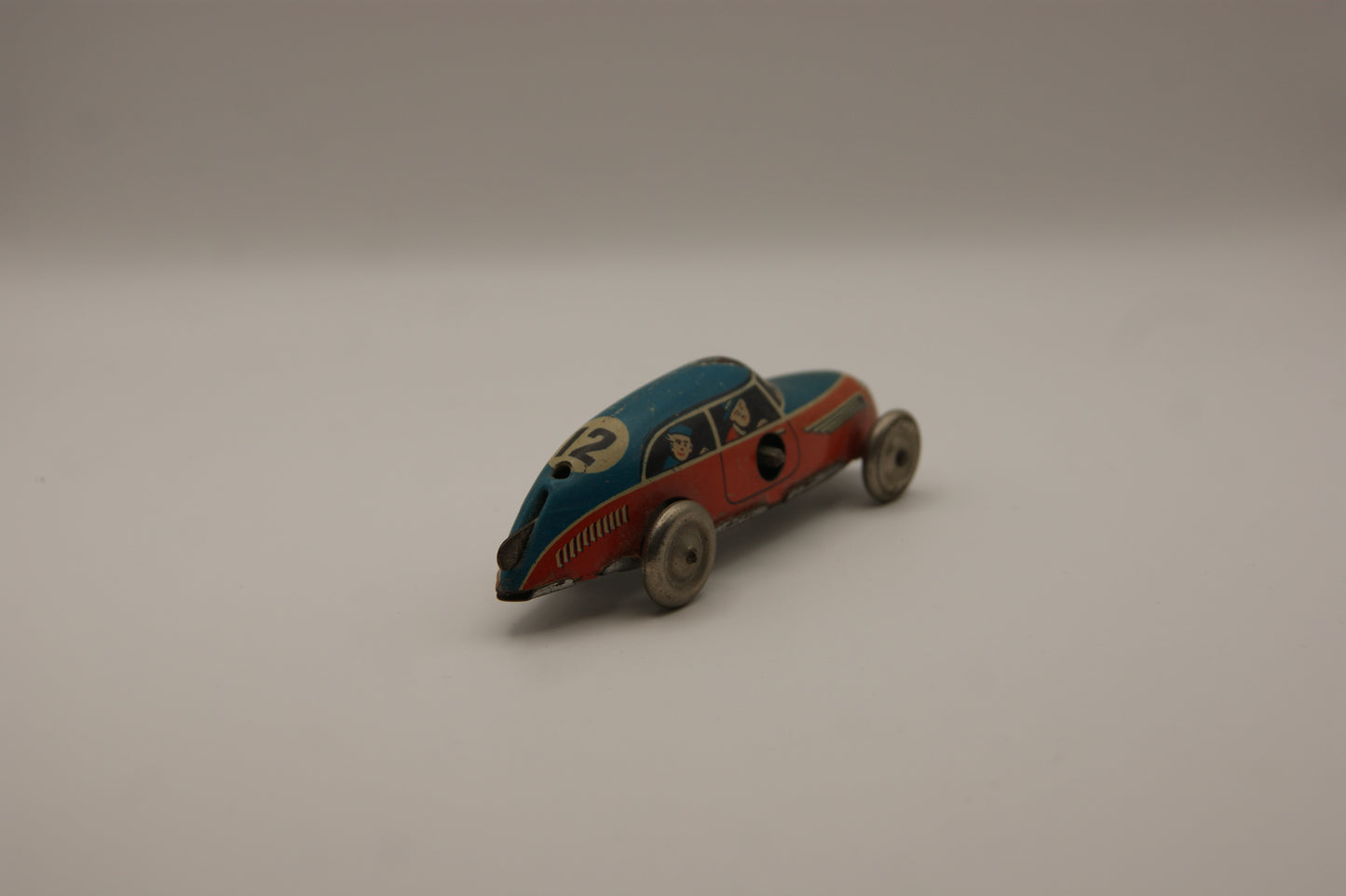 Tippco TCO Rennwagen Nr. 12 Blechspielzeug US-Zone Germany 1950er Vintage