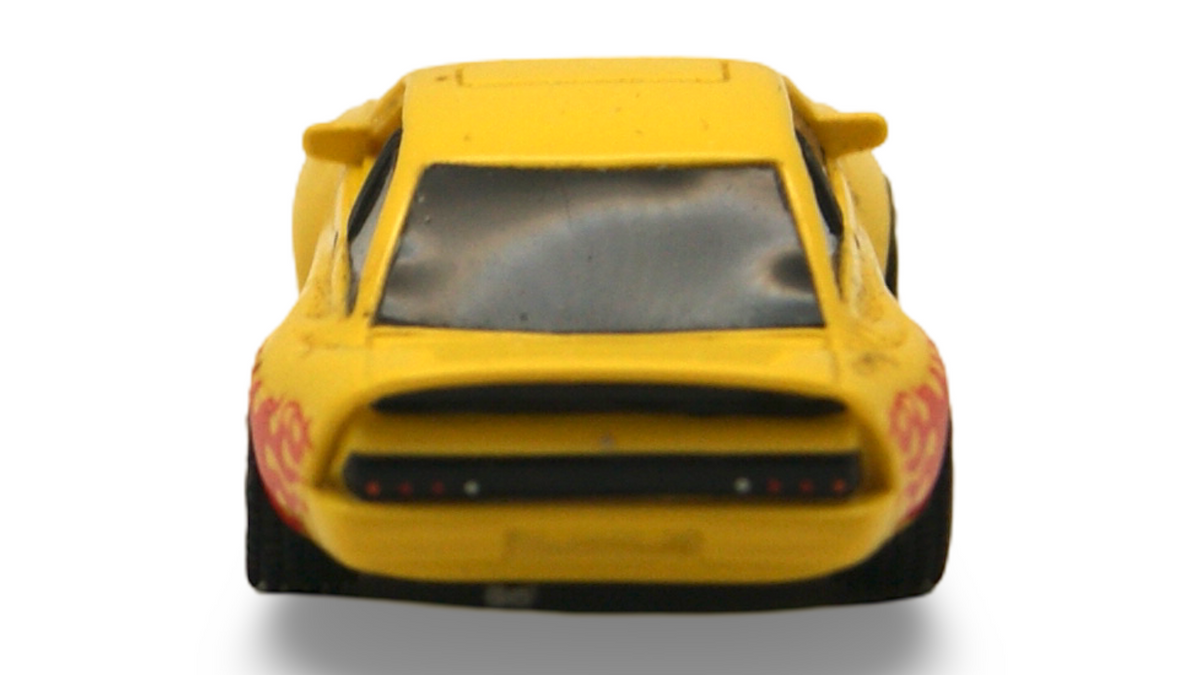 BoS Opel Manta B Mattig 1991 1:87 H0 gelb Flammendekor