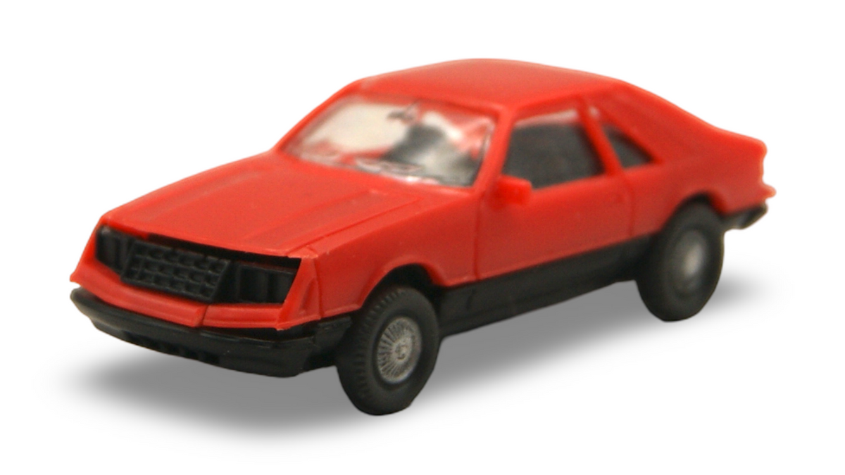 Herpa Ford Mustang III 1979 1:87 H0 rot – Hong Kong
