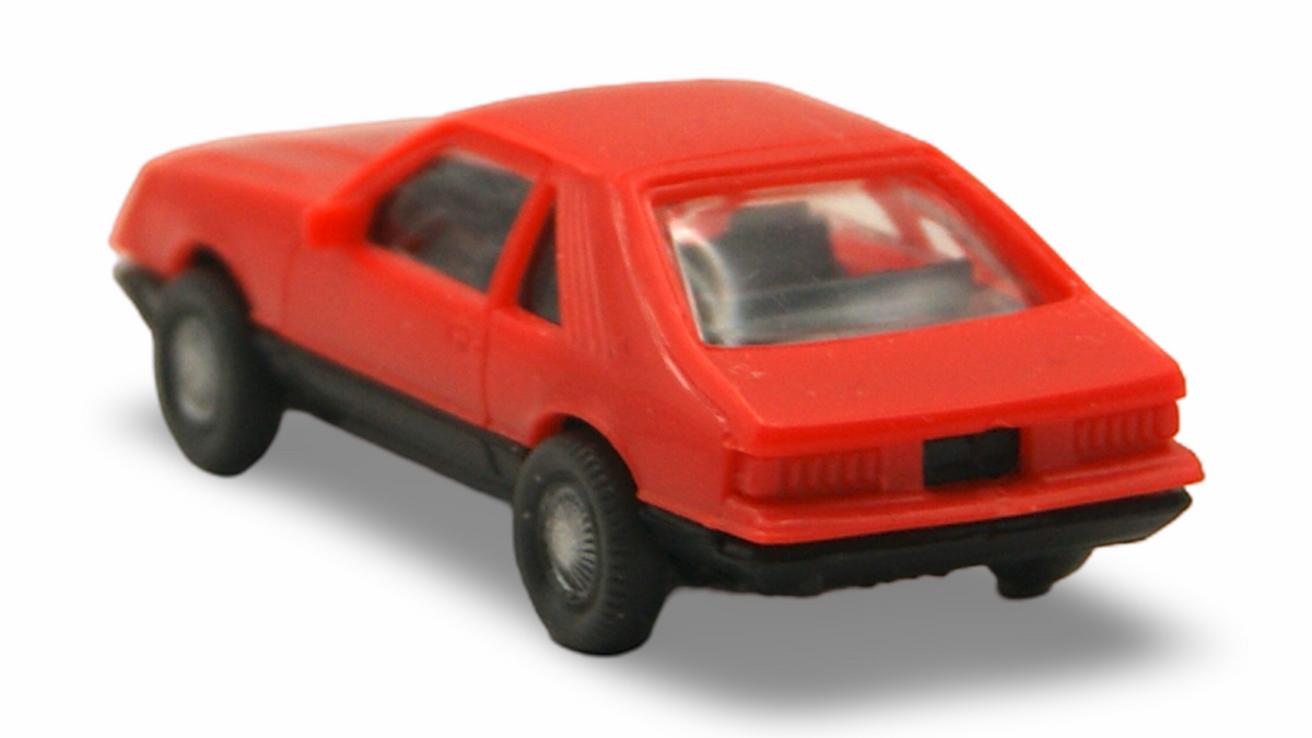 Herpa Ford Mustang III 1979 1:87 H0 rot – Hong Kong