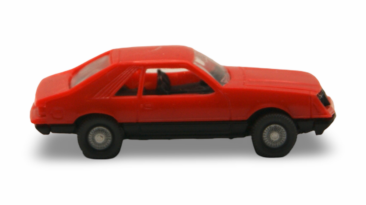 Herpa Ford Mustang III 1979 1:87 H0 rot – Hong Kong