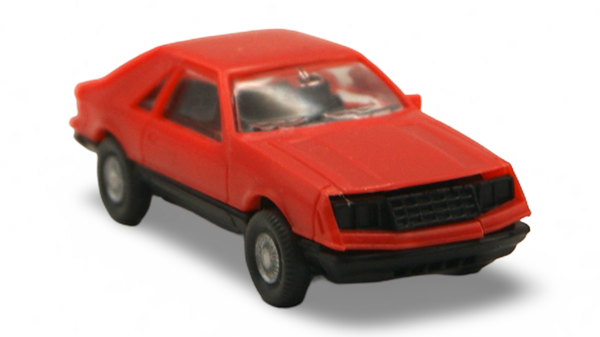 Herpa Ford Mustang III 1979 1:87 H0 rot – Hong Kong
