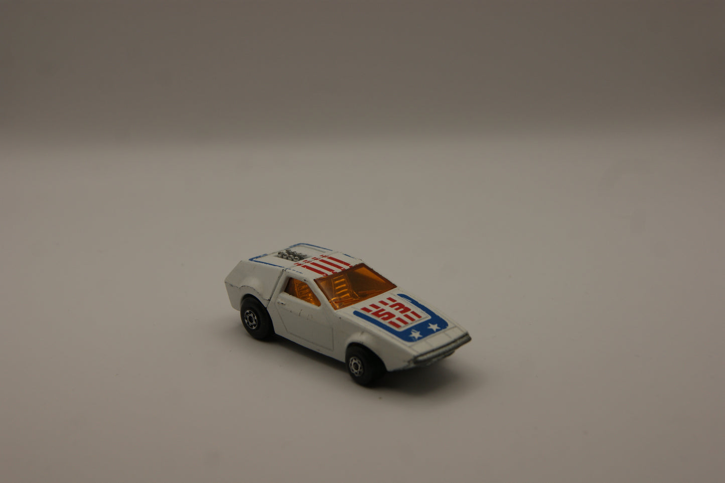 Matchbox Lesney No. 53 Tanzara weiß USA Streakers Superfast England Vintage