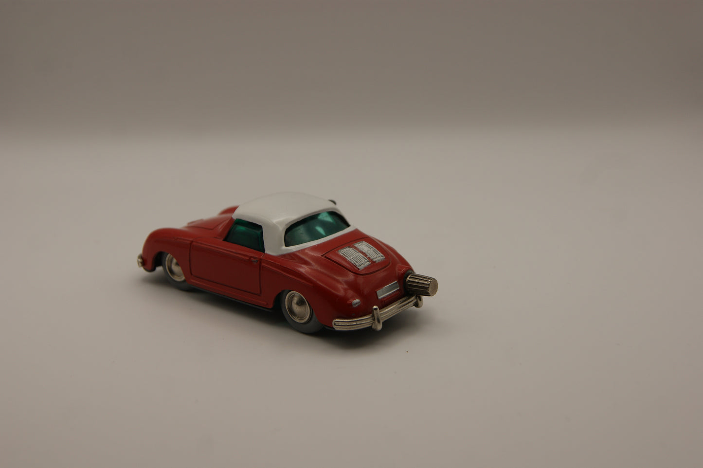Micro Racer 1047 Porsche 356 rot Uhrwerk funktionsfähig mit original Schuco Schlüssel