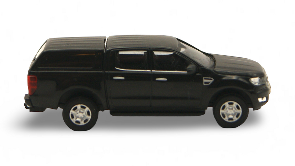 Ford Ranger Double Cab mit Hardtop 1:87 H0 schwarz – guter Zustand