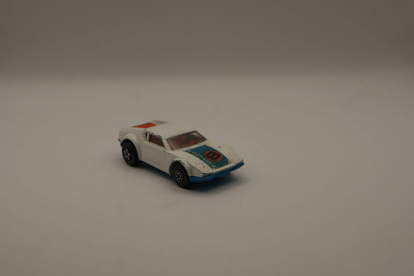 Matchbox Lesney No. 41 Ford GT Racer weiß Nr. 6 Vintage Made in England