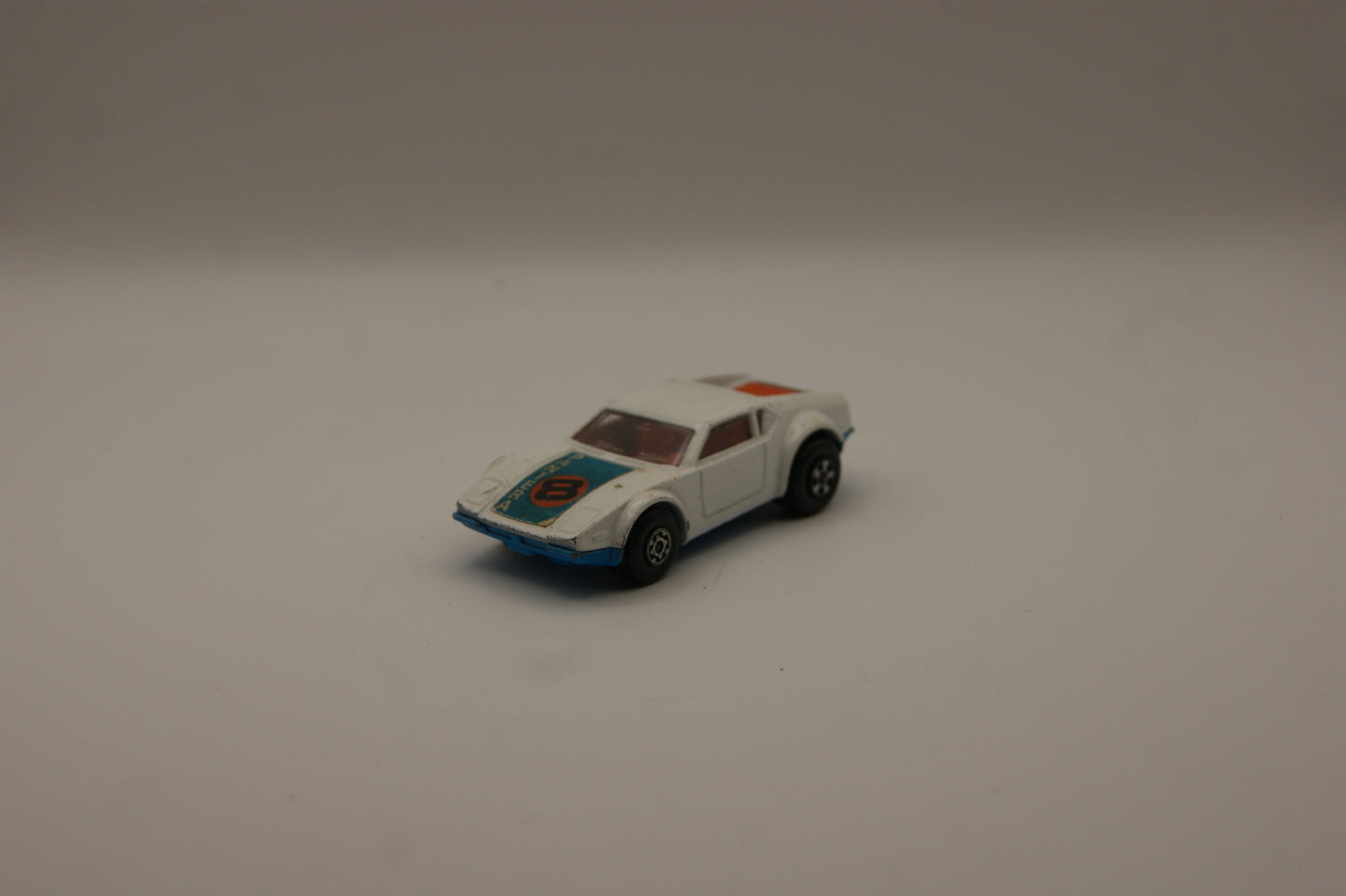 Matchbox Lesney No. 41 Ford GT Racer weiß Nr. 6 Vintage Made in England
