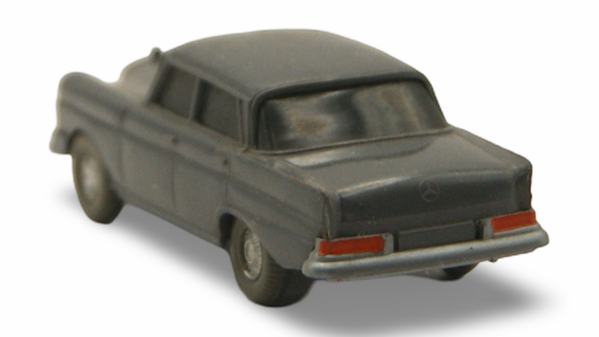 Wiking Mercedes-Benz 220 S Heckflosse Grau 1:87 H0 – Vintage – guter Zustand