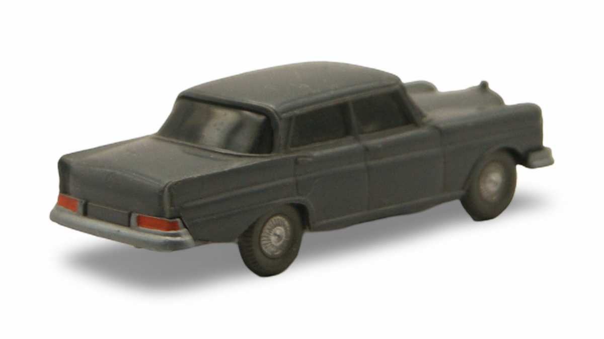 Wiking Mercedes-Benz 220 S Heckflosse Grau 1:87 H0 – Vintage – guter Zustand