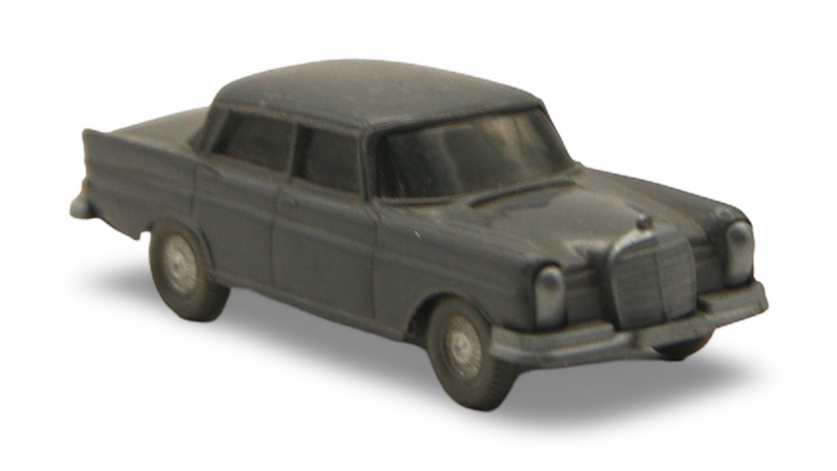 Wiking Mercedes-Benz 220 S Heckflosse Grau 1:87 H0 – Vintage – guter Zustand