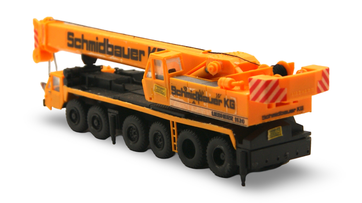 Kibri Liebherr 1120 Teleskopkran Schmidbauer KG 1:87 H0 – 2 Stützen defekt