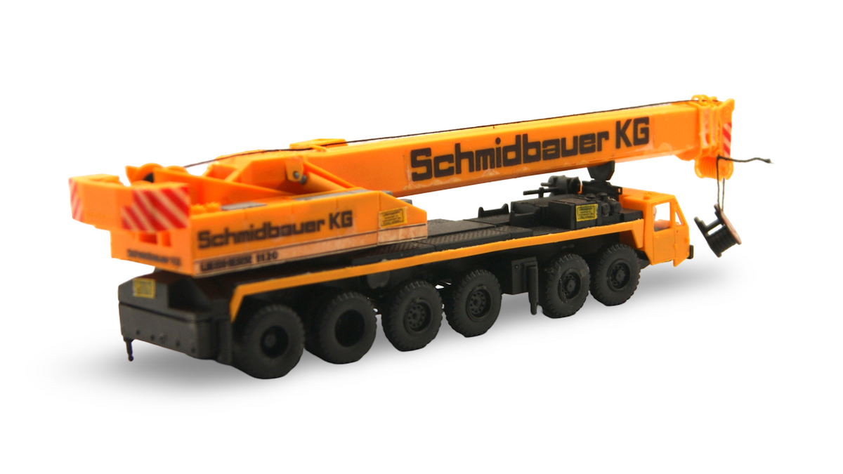 Kibri Liebherr 1120 Teleskopkran Schmidbauer KG 1:87 H0 – 2 Stützen defekt