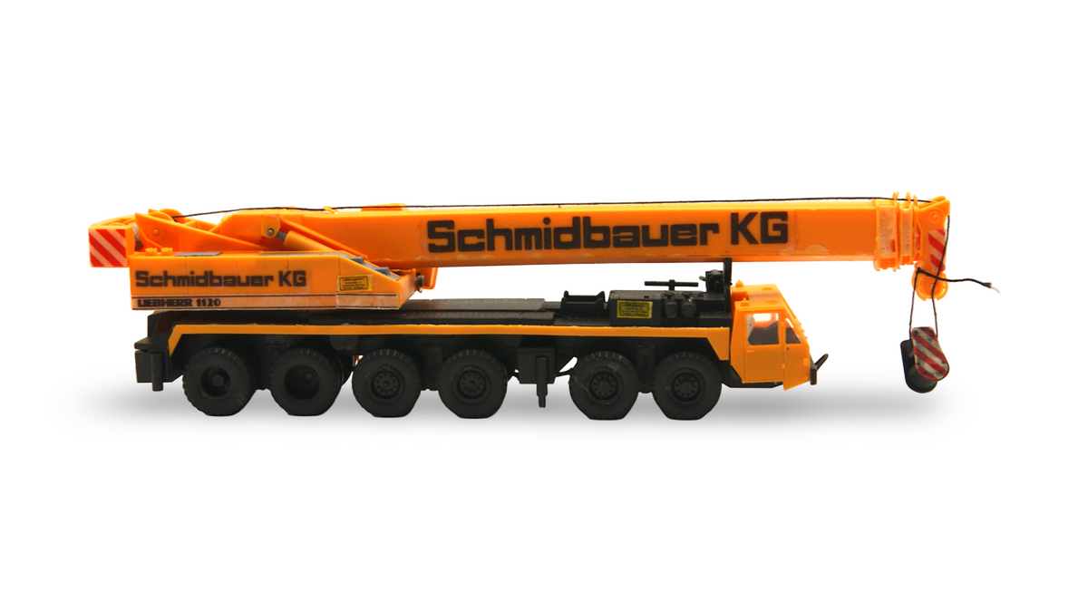 Kibri Liebherr 1120 Teleskopkran Schmidbauer KG 1:87 H0 – 2 Stützen defekt