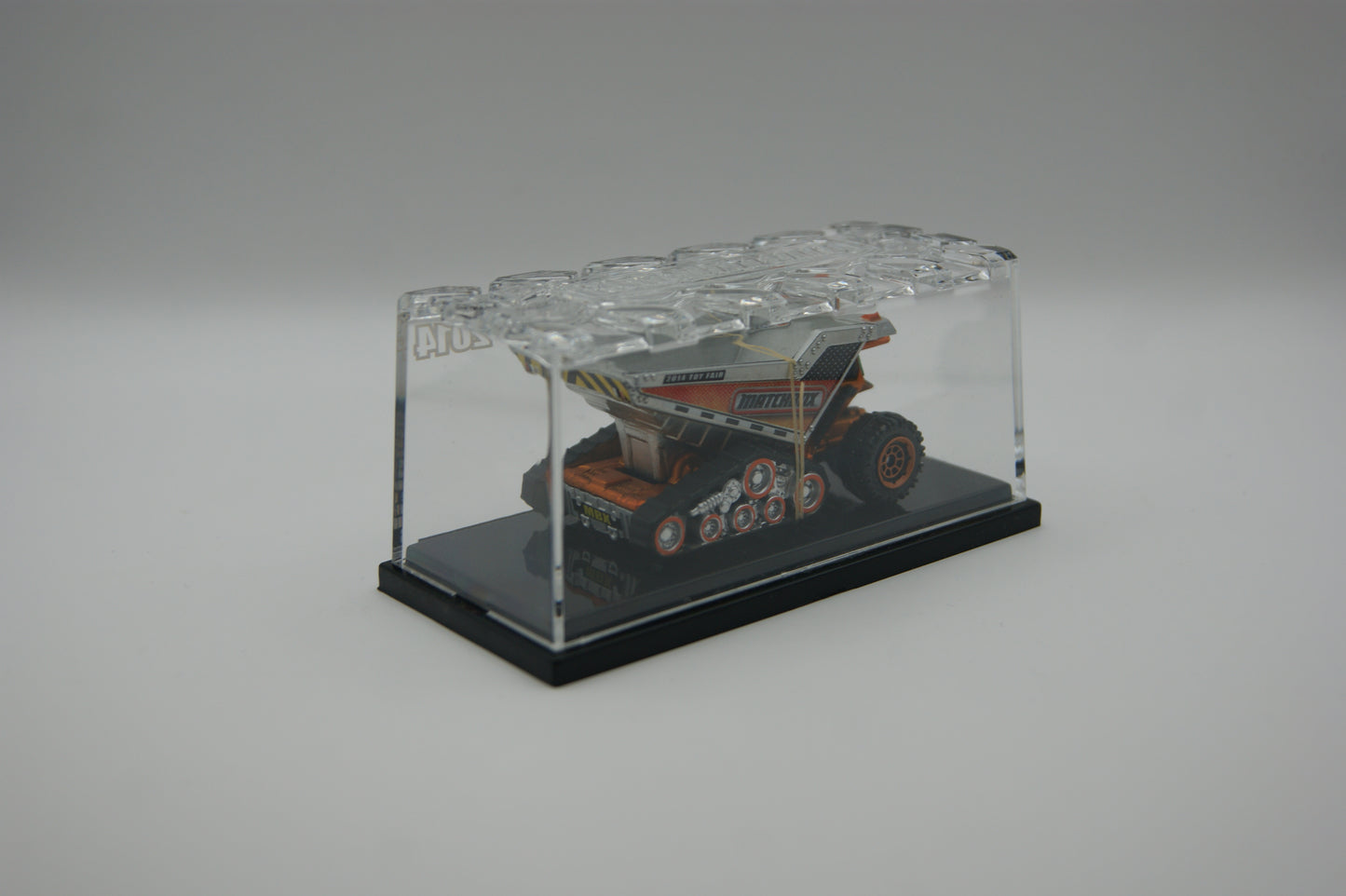 Matchbox 2014 Toy Fair Exclusive Dump Dozer Vitrinenbox mit Umkarton Rarität