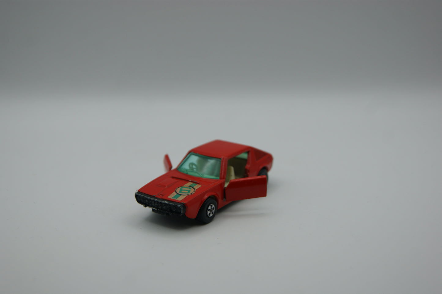 Matchbox Lesney Superfast Nr. 62 Renault 17 TL rot Startnummer 6 Vintage