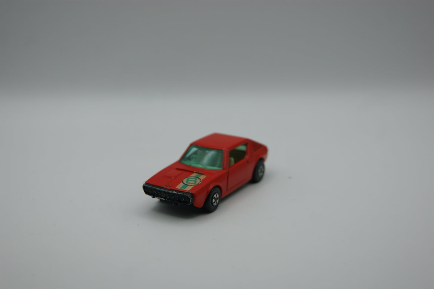 Matchbox Lesney Superfast Nr. 62 Renault 17 TL rot Startnummer 6 Vintage
