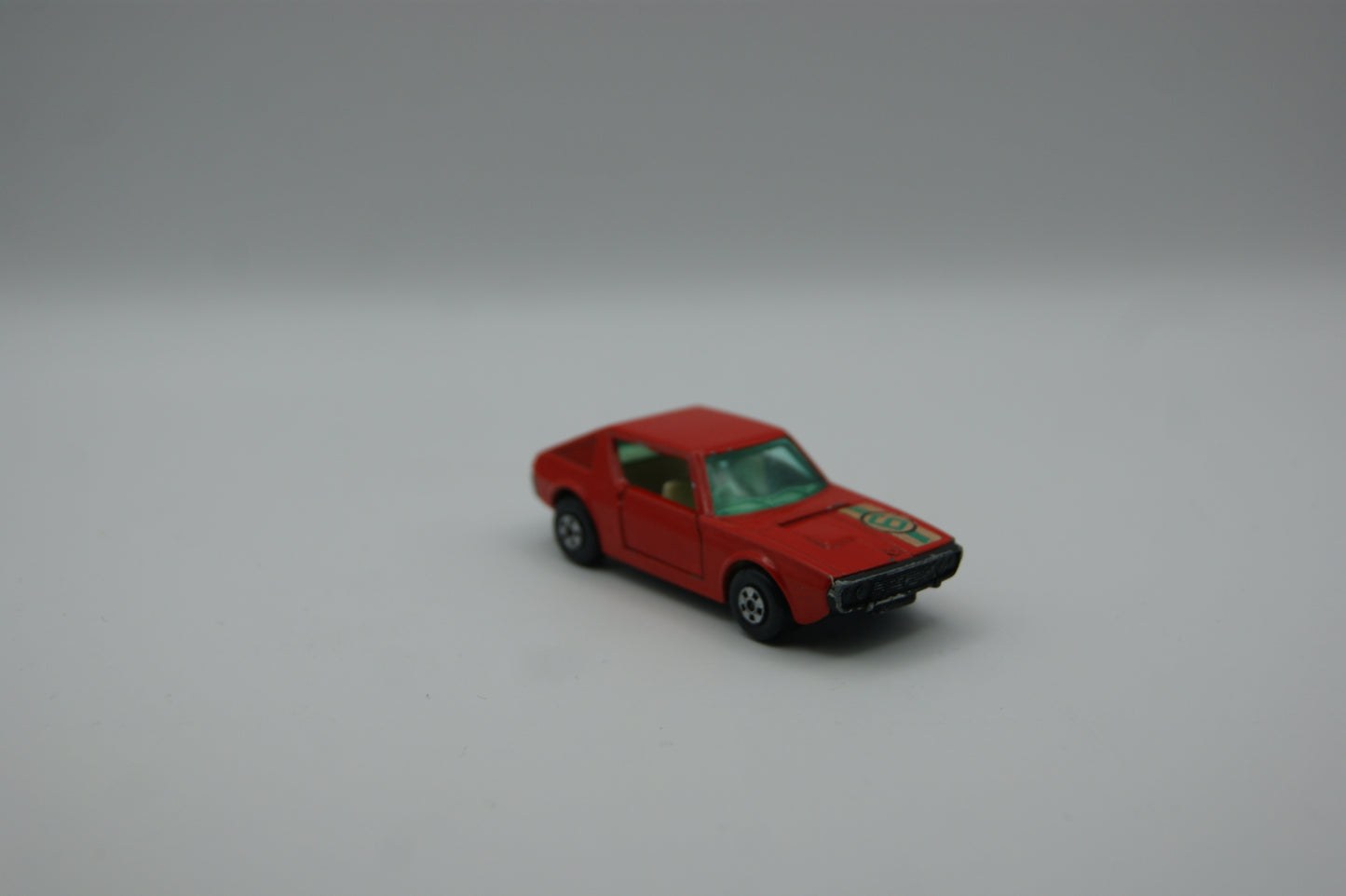 Matchbox Lesney Superfast Nr. 62 Renault 17 TL rot Startnummer 6 Vintage