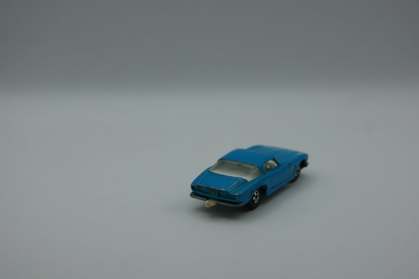 Matchbox Lesney Superfast Nr. 14 Iso Grifo blau Vintage mit öffnenden Türen