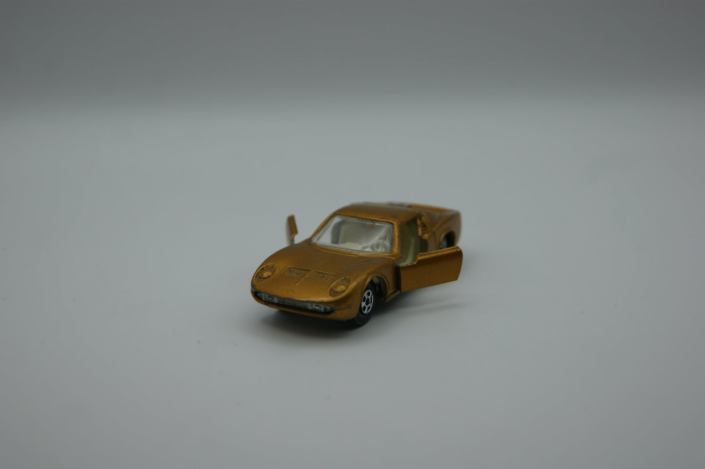Matchbox Lesney Superfast Nr. 33 Lamborghini Miura gold Vintage 1970 lose