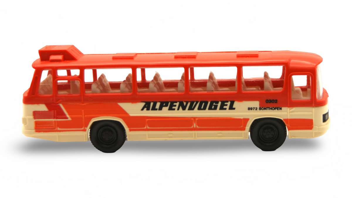 Joy Toy Mercedes-Benz O 302 „Alpenvogel“ No. 51 Made in Greece H0