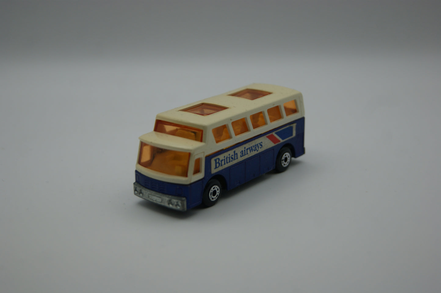 Matchbox Superfast Nr. 65 Airport Coach British Airways Vintage Bus 1977 lose