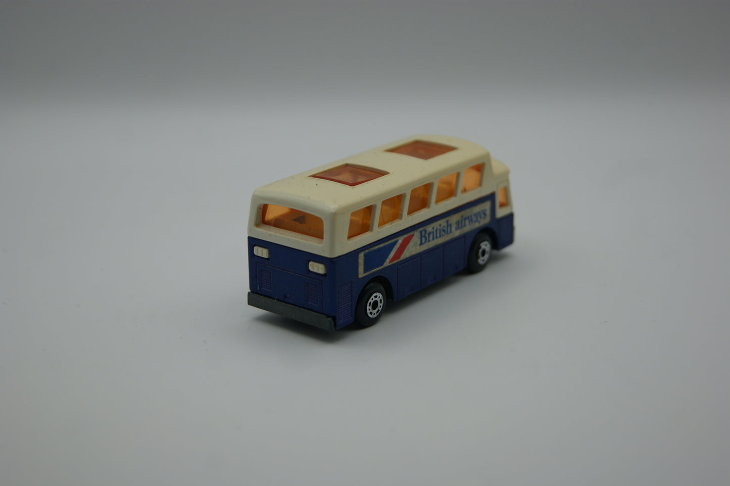 Matchbox Superfast Nr. 65 Airport Coach British Airways Vintage Bus 1977 lose