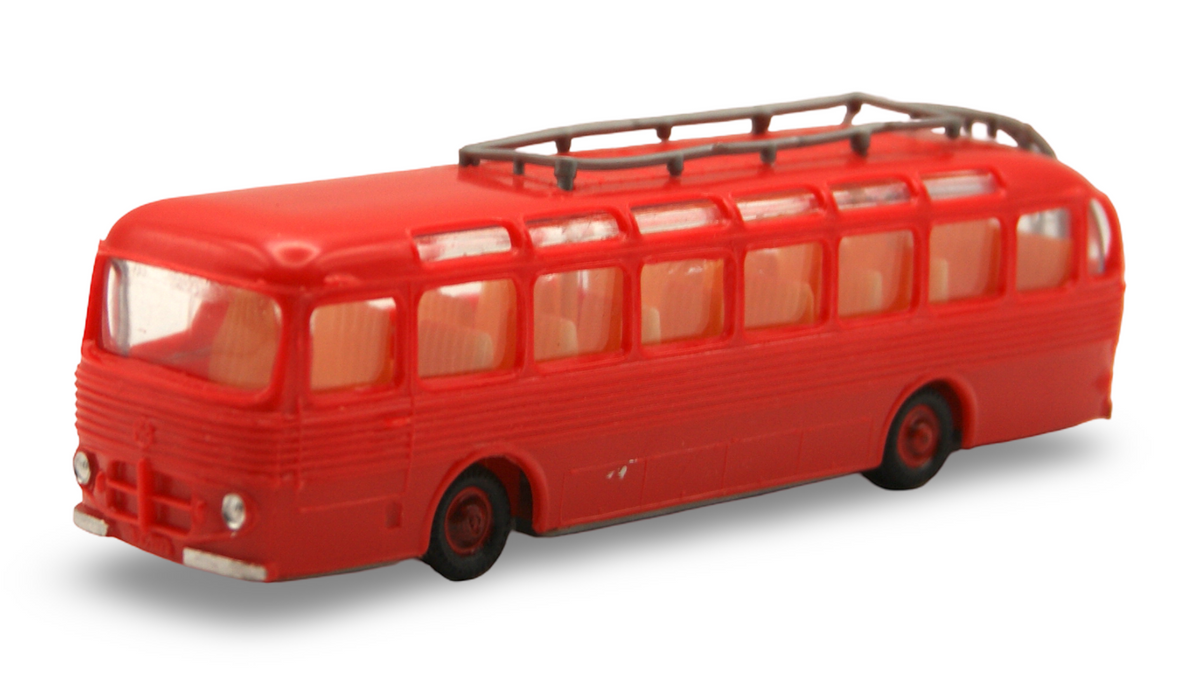 EKO Pegaso 408 Reisebus Rot Made in Spain 1:87 H0 – guter Zustand