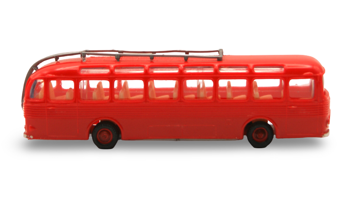 EKO Pegaso 408 Reisebus Rot Made in Spain 1:87 H0 – guter Zustand