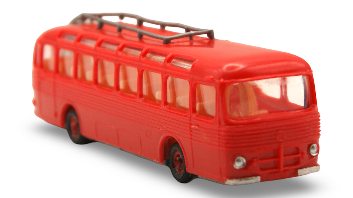 EKO Pegaso 408 Reisebus Rot Made in Spain 1:87 H0 – guter Zustand
