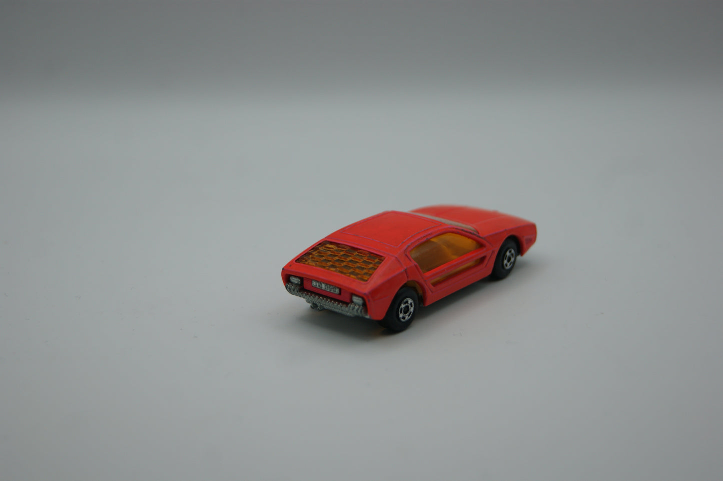 Matchbox Superfast No. 32 Maserati Bora rot gelber Boden Lesney England 1972