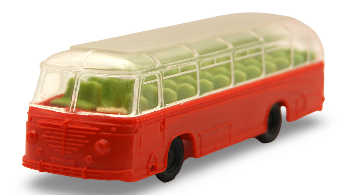 Arthur Hammer FHW Büssing No. 2 Reisebus Rot 1:87 H0 – Made in W. Germany