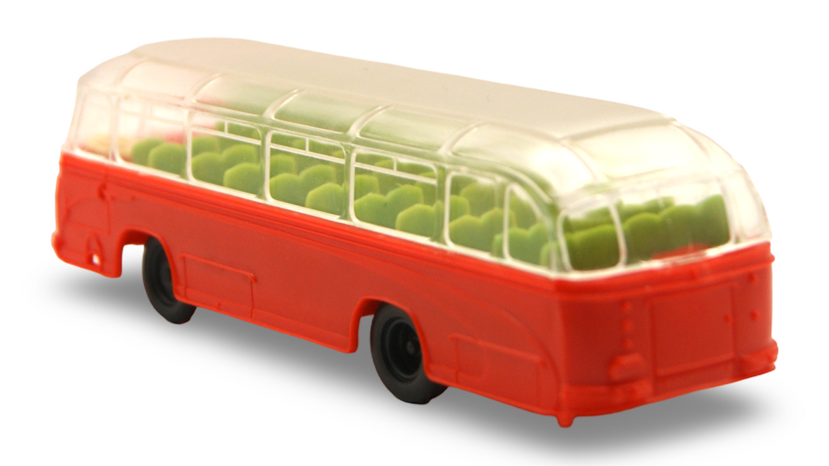 Arthur Hammer FHW Büssing No. 2 Reisebus Rot 1:87 H0 – Made in W. Germany
