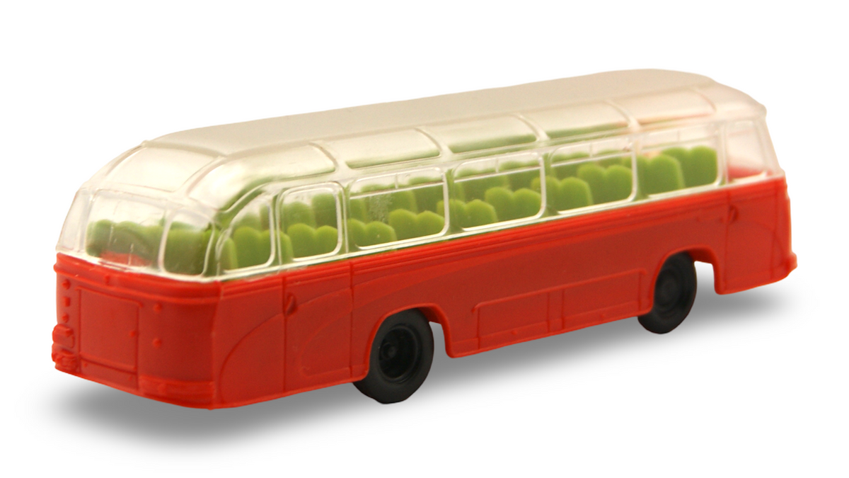 Arthur Hammer FHW Büssing No. 2 Reisebus Rot 1:87 H0 – Made in W. Germany