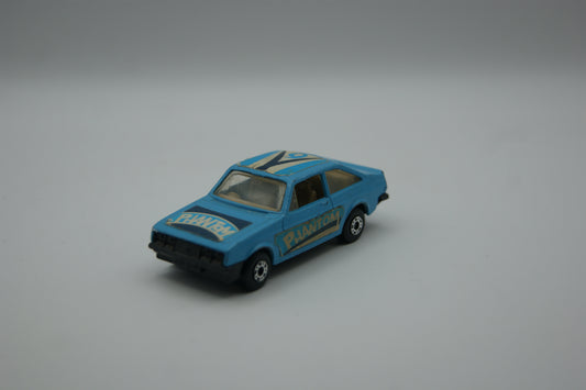 Matchbox Superfast No. 9 Ford Escort RS2000 Phantom blau Lesney England Vintage