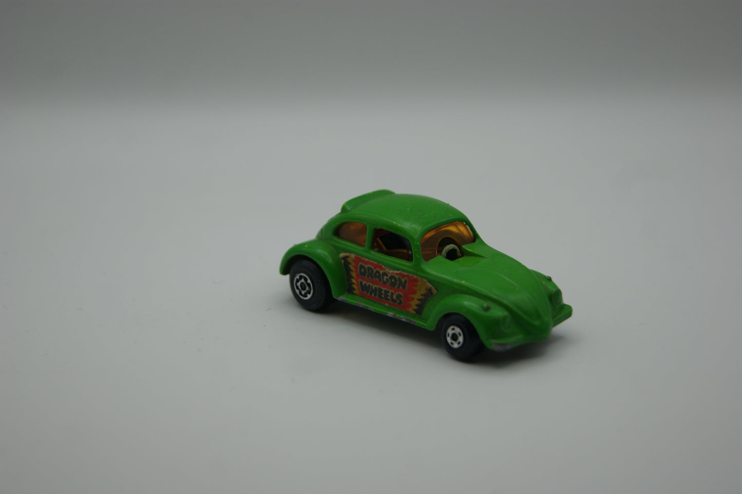 Matchbox Superfast No. 43 Dragon Wheels VW Käfer grün Lesney England 1972