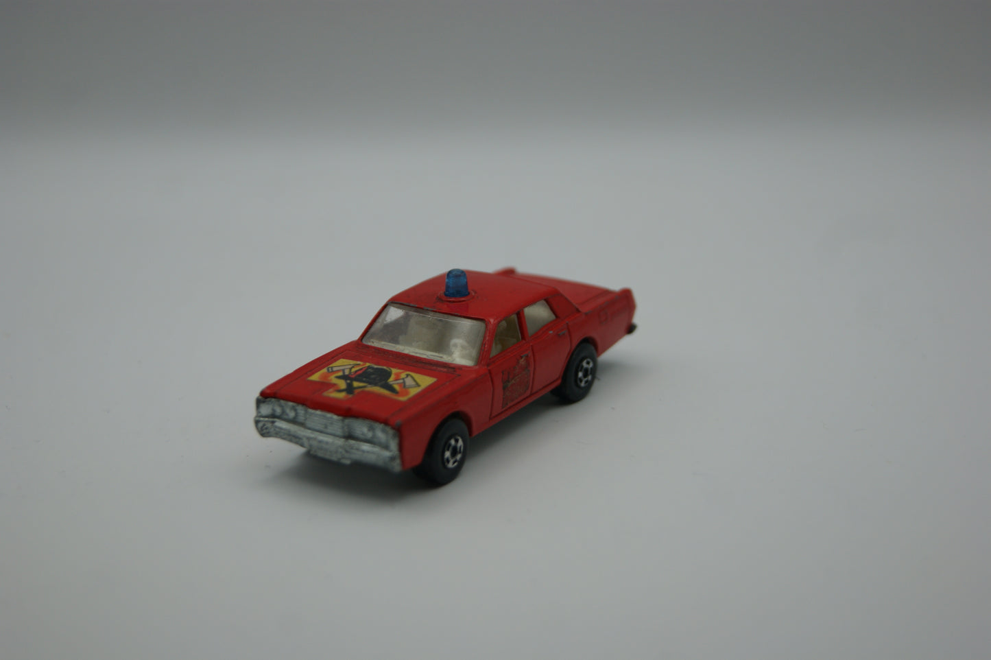 Matchbox Lesney No. 59 Ford Galaxie Fire Chief rot Superfast England 1970