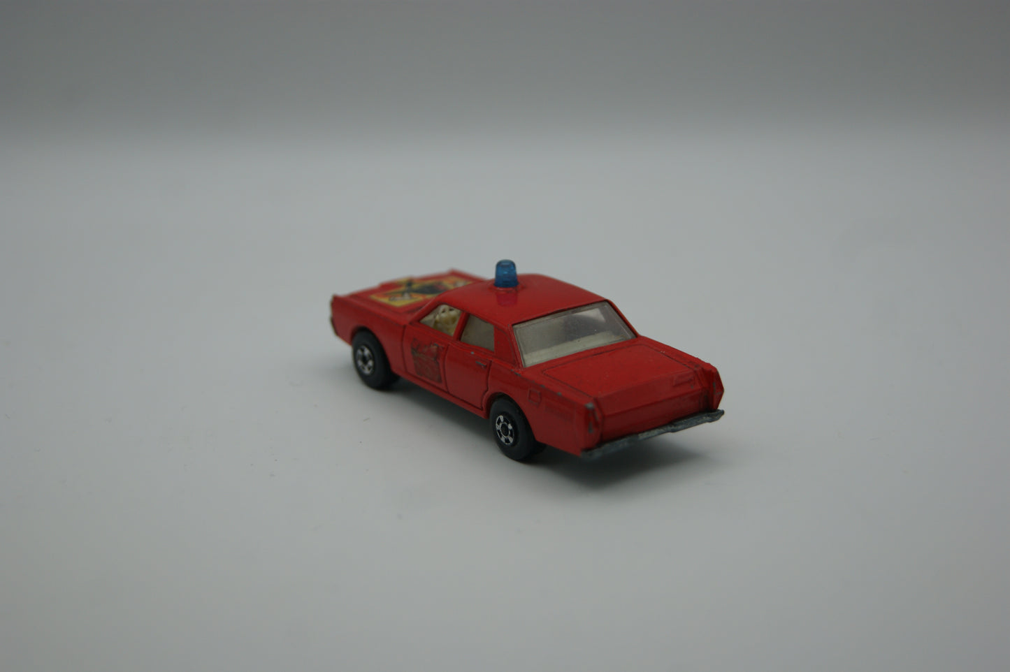 Matchbox Lesney No. 59 Ford Galaxie Fire Chief rot Superfast England 1970