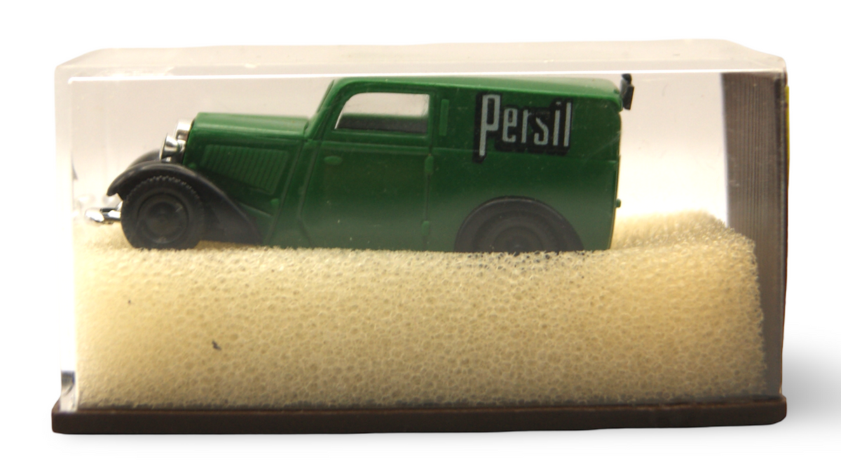 Brekina DKW F7 Kastenwagen Persil Grün 1:87 H0 – guter Zustand