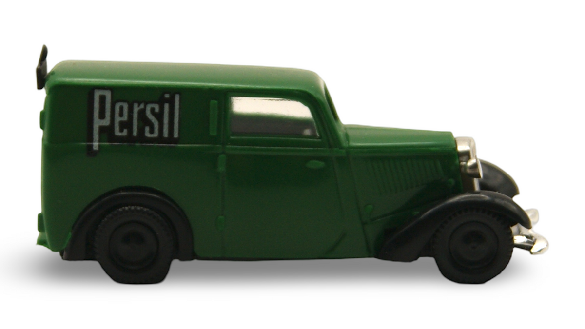 Brekina DKW F7 Kastenwagen Persil Grün 1:87 H0 – guter Zustand