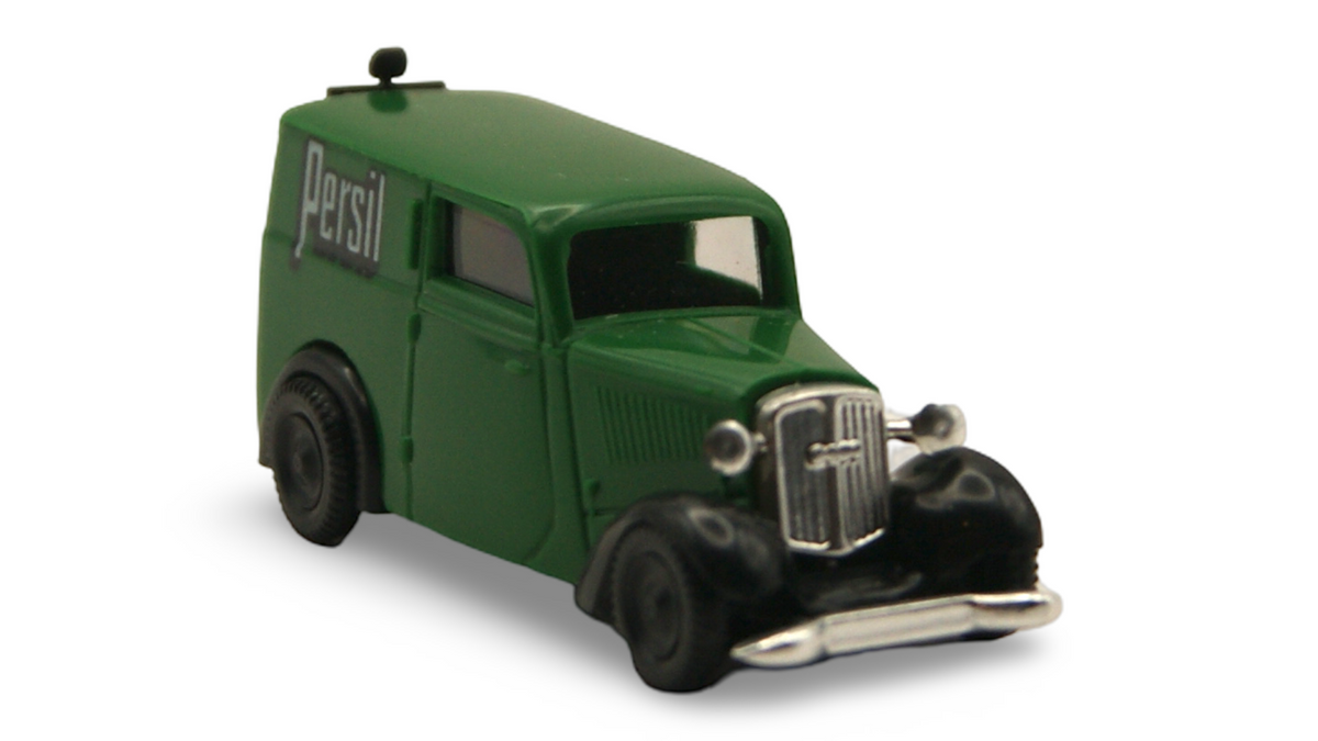 Brekina DKW F7 Kastenwagen Persil Grün 1:87 H0 – guter Zustand