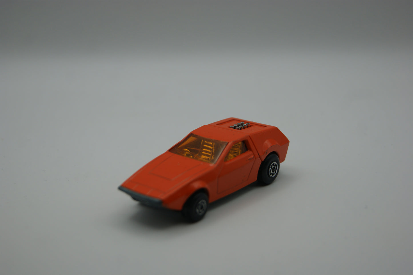 Matchbox Superfast No. 53 Tanzara orange Lesney England 1972 Motorhaube