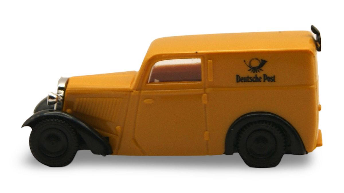 Brekina DKW F7 Kastenwagen Deutsche Post Gelb 1:87 H0 – guter Zustand