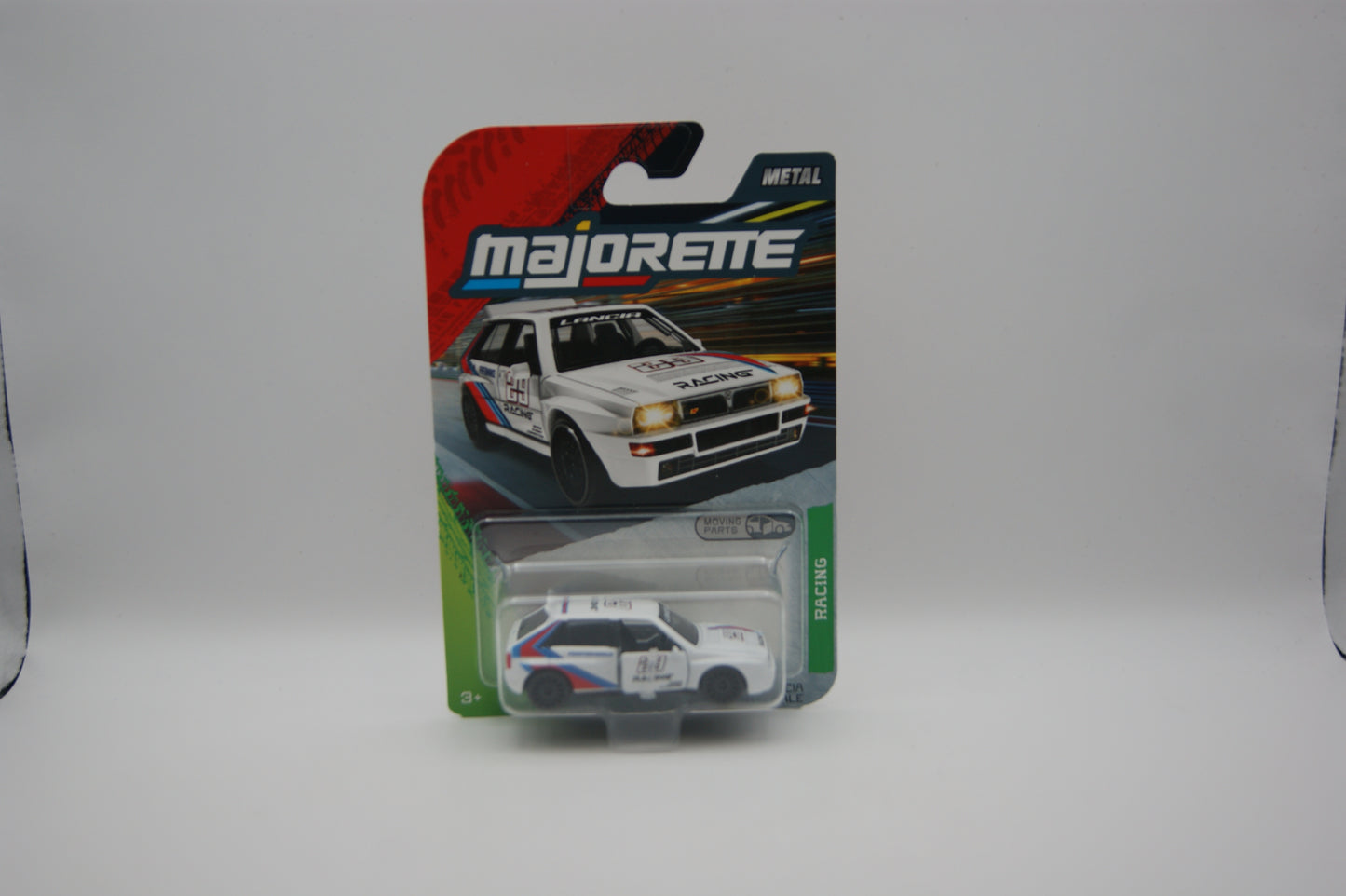 Majorette Lancia Delta HF Integrale Racing weiß 1:64 Metall OVP
