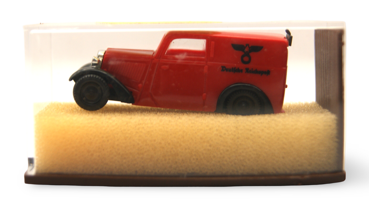Brekina DKW F7 Kastenwagen Deutsche Reichspost Rot 1:87 H0 – guter Zustand