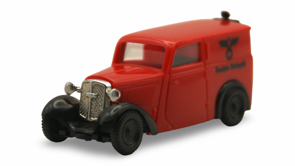 Brekina DKW F7 Kastenwagen Deutsche Reichspost Rot 1:87 H0 – guter Zustand