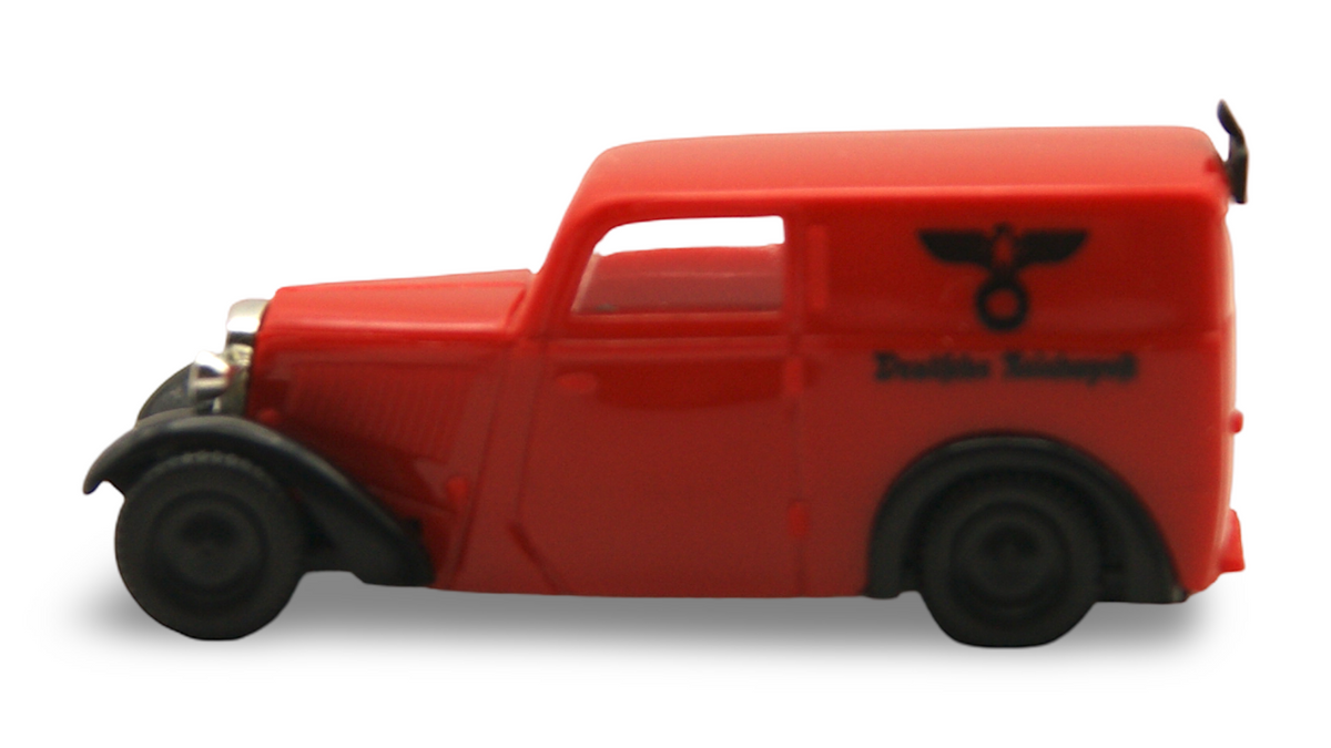 Brekina DKW F7 Kastenwagen Deutsche Reichspost Rot 1:87 H0 – guter Zustand