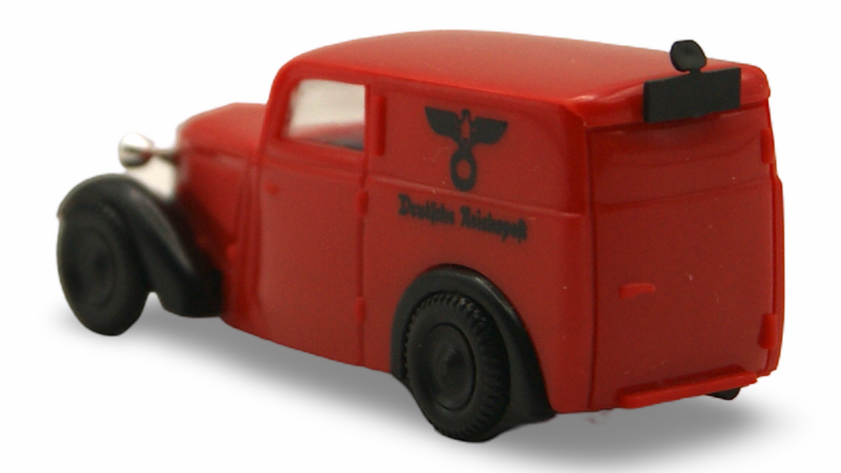 Brekina DKW F7 Kastenwagen Deutsche Reichspost Rot 1:87 H0 – guter Zustand