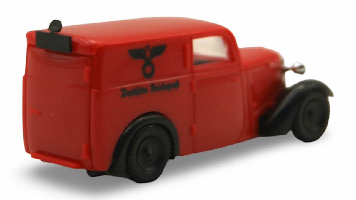 Brekina DKW F7 Kastenwagen Deutsche Reichspost Rot 1:87 H0 – guter Zustand