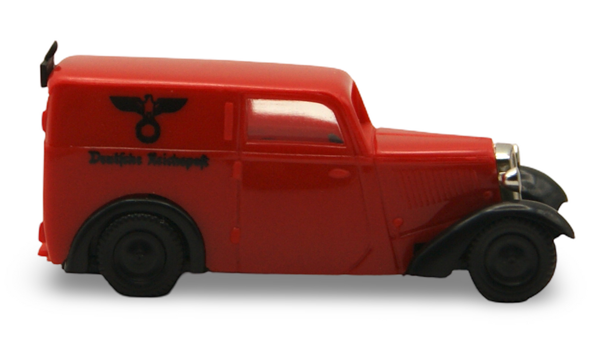 Brekina DKW F7 Kastenwagen Deutsche Reichspost Rot 1:87 H0 – guter Zustand